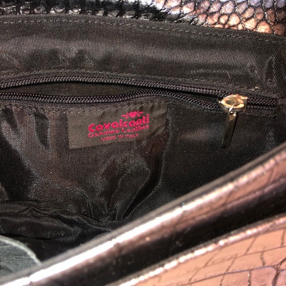 Cavalcanti Leather/Fur Handbag - Picture 6 of 8